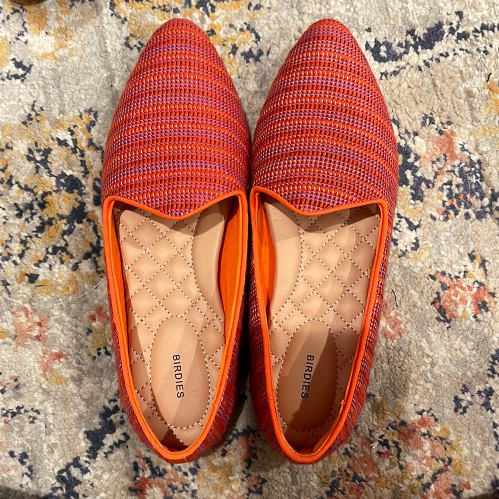 NWOT Birdies Heron Sangria Stripe 8.5